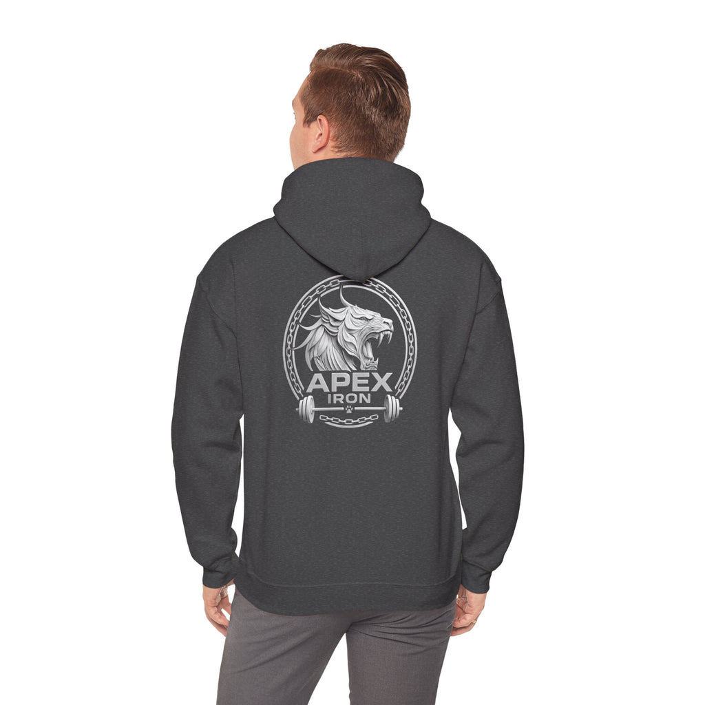 Big Logo (Back-White) Unisex Heavy Blend™ Hooded Sweatshirt