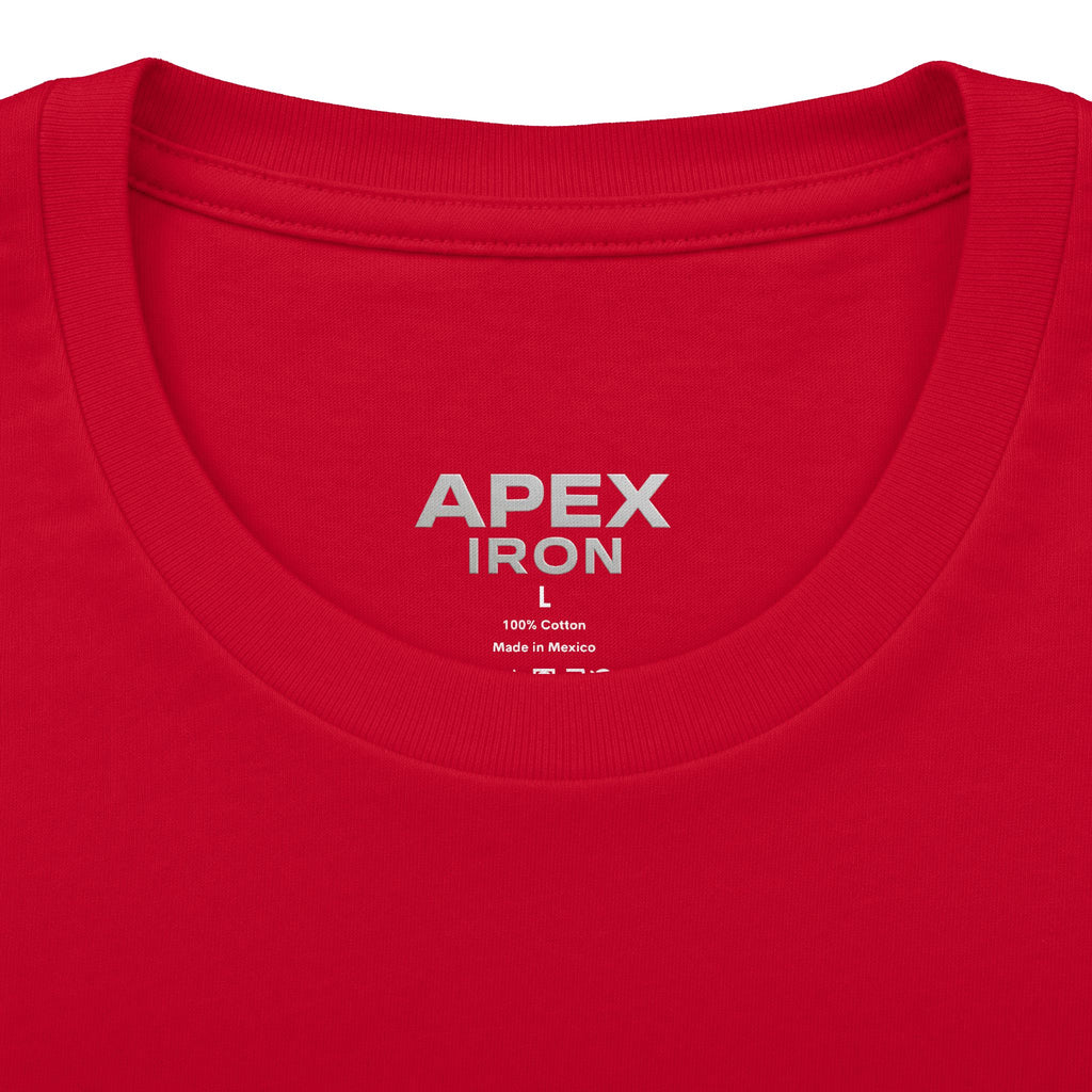 Apex Iron Gym T‑Shirt — Wolf Logo Weightlifting Tee