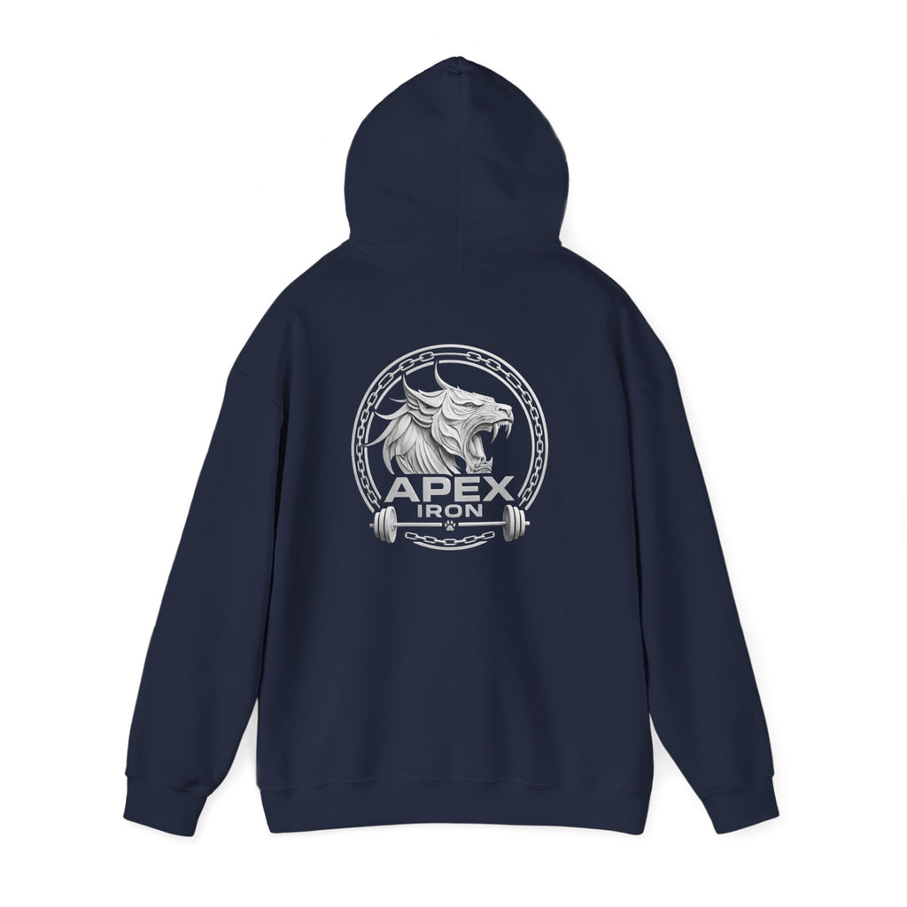 Big Logo (Back-White) Unisex Heavy Blend™ Hooded Sweatshirt