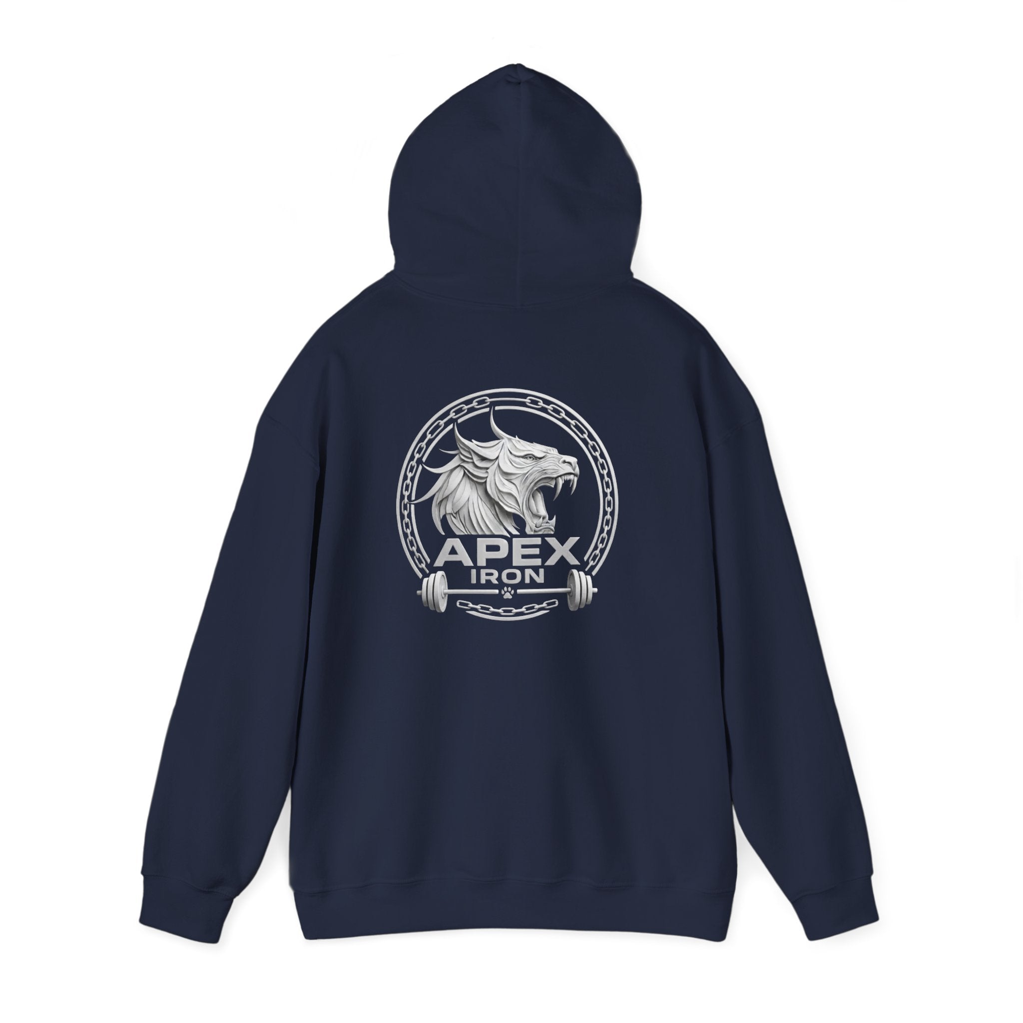 Big Logo (Back-White) Unisex Heavy Blend™ Hooded Sweatshirt