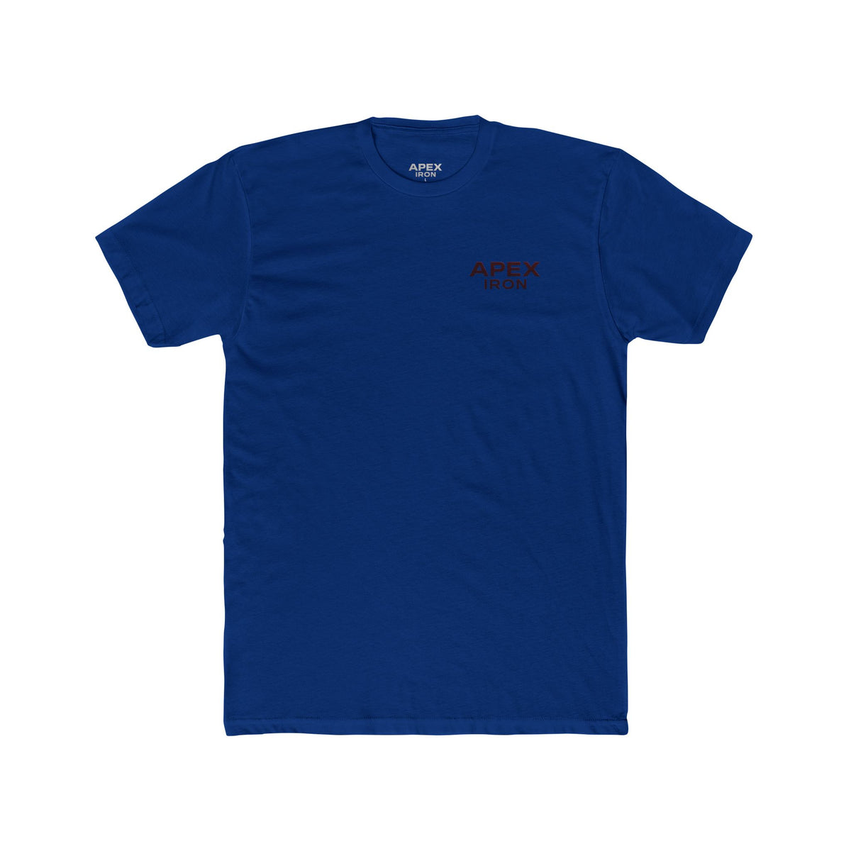 Apex Iron Gym Tee — Red Logo Strength T-Shirt