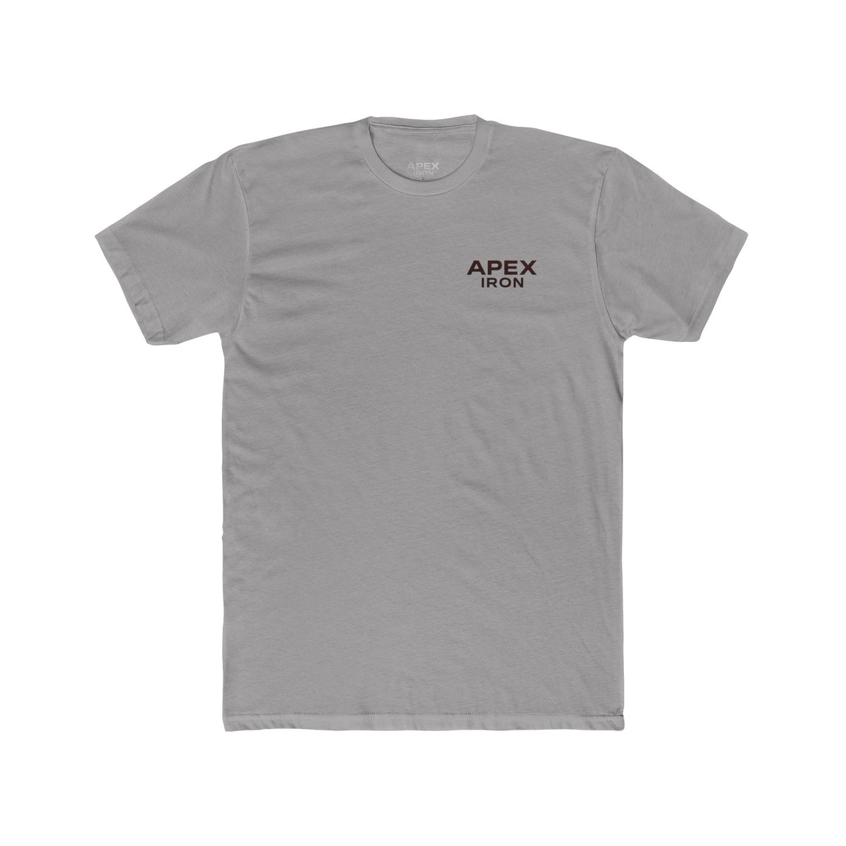 Apex Iron Gym Tee — Red Logo Strength T-Shirt