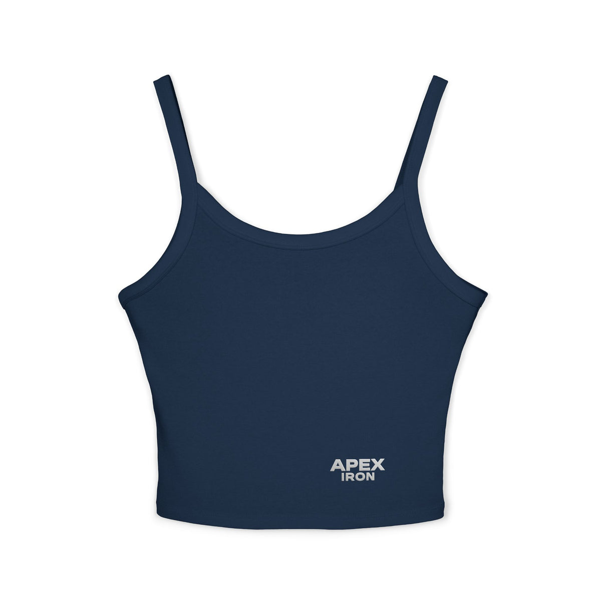 Apex Iron Crop Tank Top — Women's Fitness & Gym Spaghetti Strap Tank