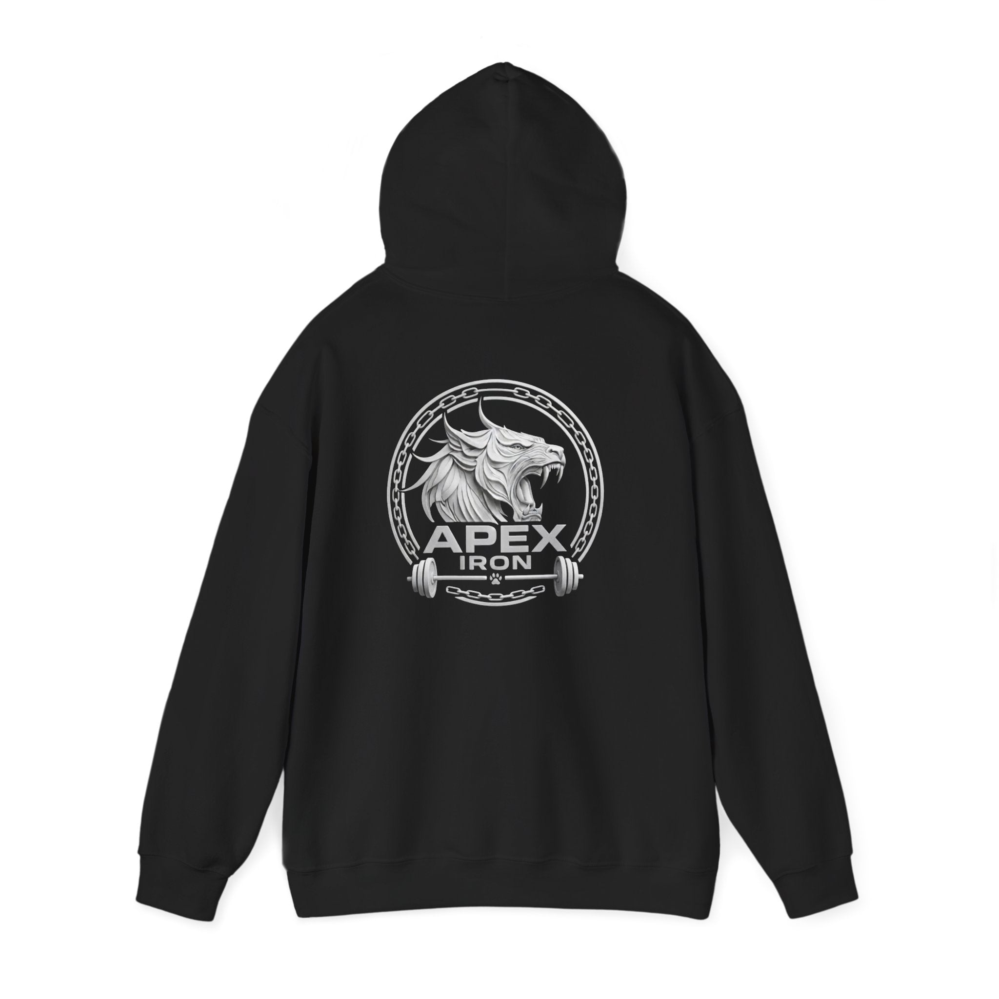 Big Logo Hoodie - "Apex Iron" Gym Hoodie
