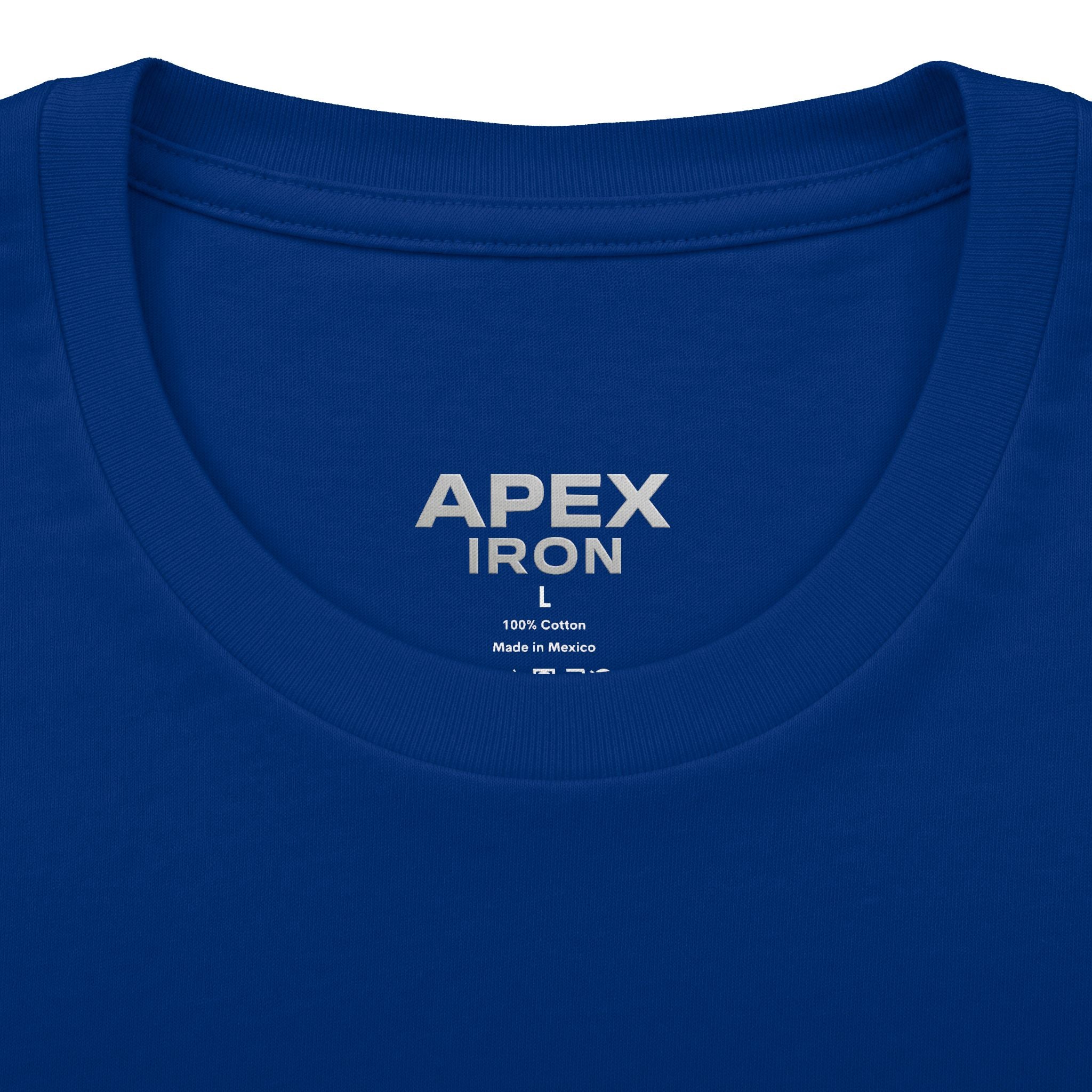 Apex Iron Gym T‑Shirt — Wolf Logo Weightlifting Tee