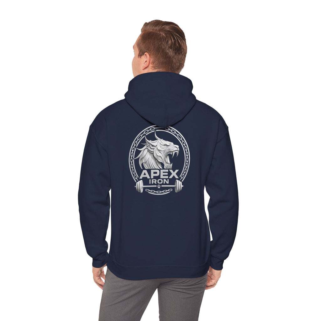 Big Logo (Back-White) Unisex Heavy Blend™ Hooded Sweatshirt