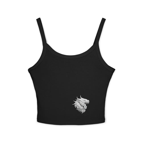 Apex Iron Crop Tank Top — Women's Fitness & Gym Spaghetti Strap Tank