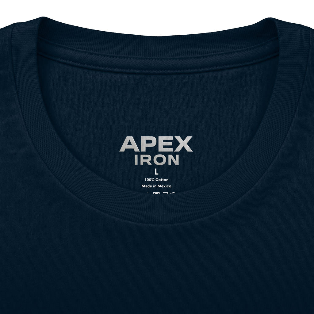 Apex Iron Gym T‑Shirt — Wolf Logo Weightlifting Tee