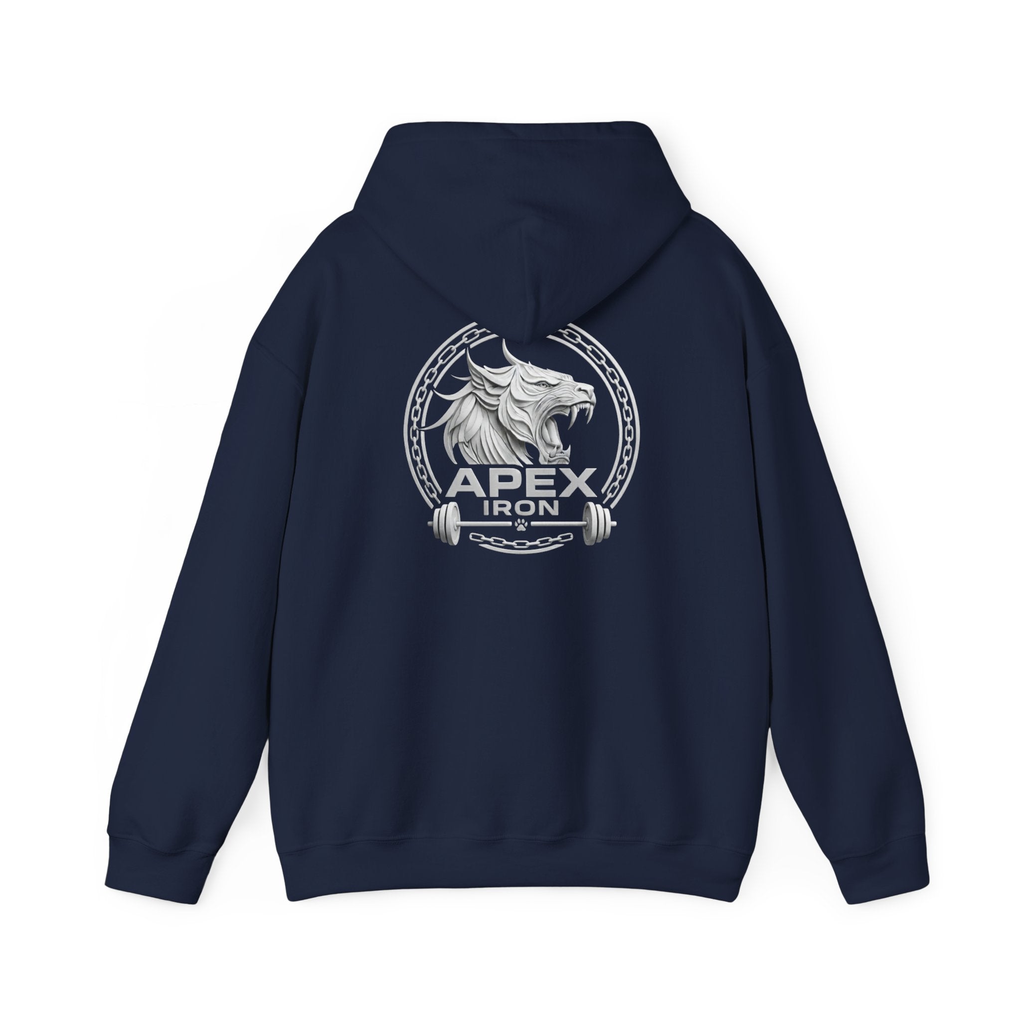 Big Logo (Back-White) Unisex Heavy Blend™ Hooded Sweatshirt