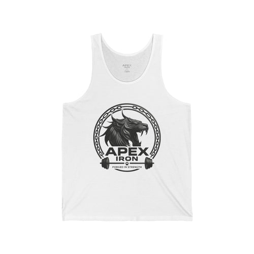 Big Logo (Front-Black) Unisex Jersey Tank