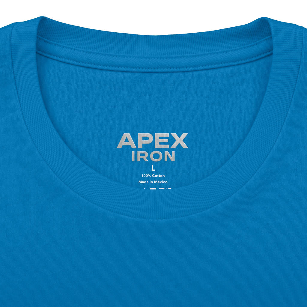Apex Iron Gym T‑Shirt — Wolf Logo Weightlifting Tee