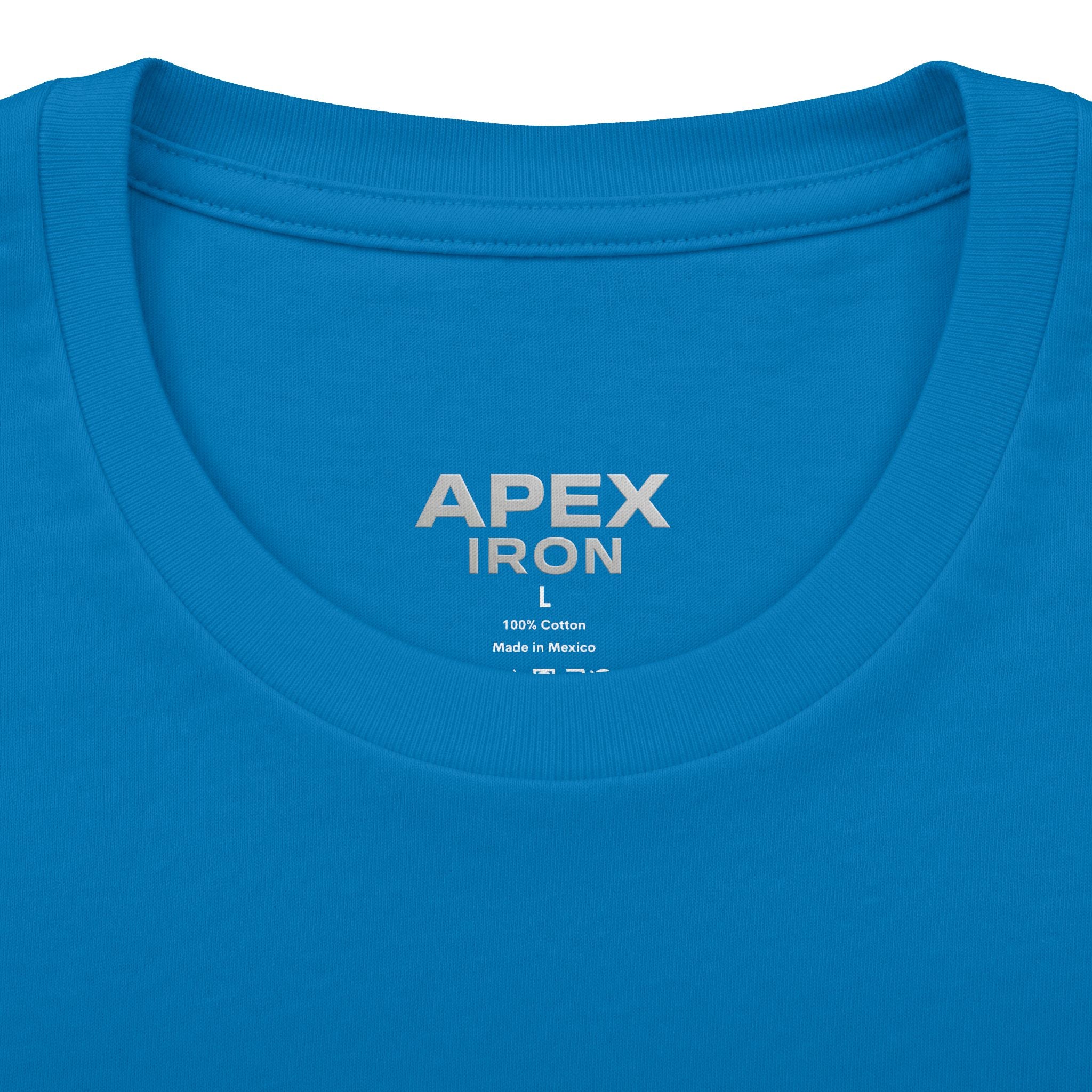 Apex Iron Gym T‑Shirt — Wolf Logo Weightlifting Tee