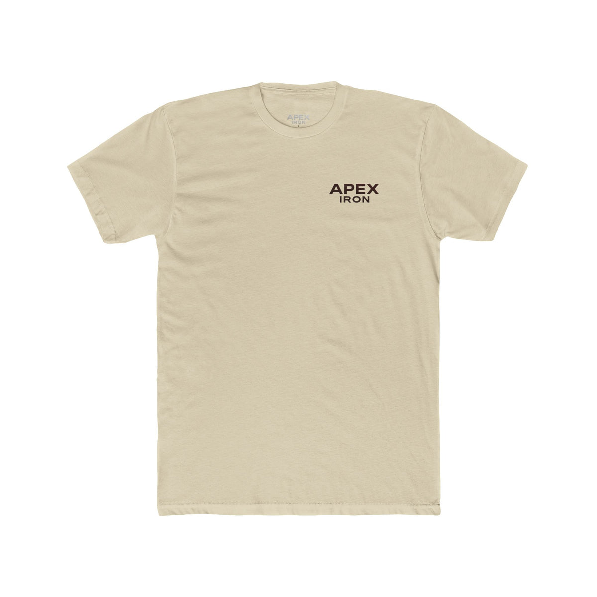 Apex Iron Gym Tee — Red Logo Strength T-Shirt