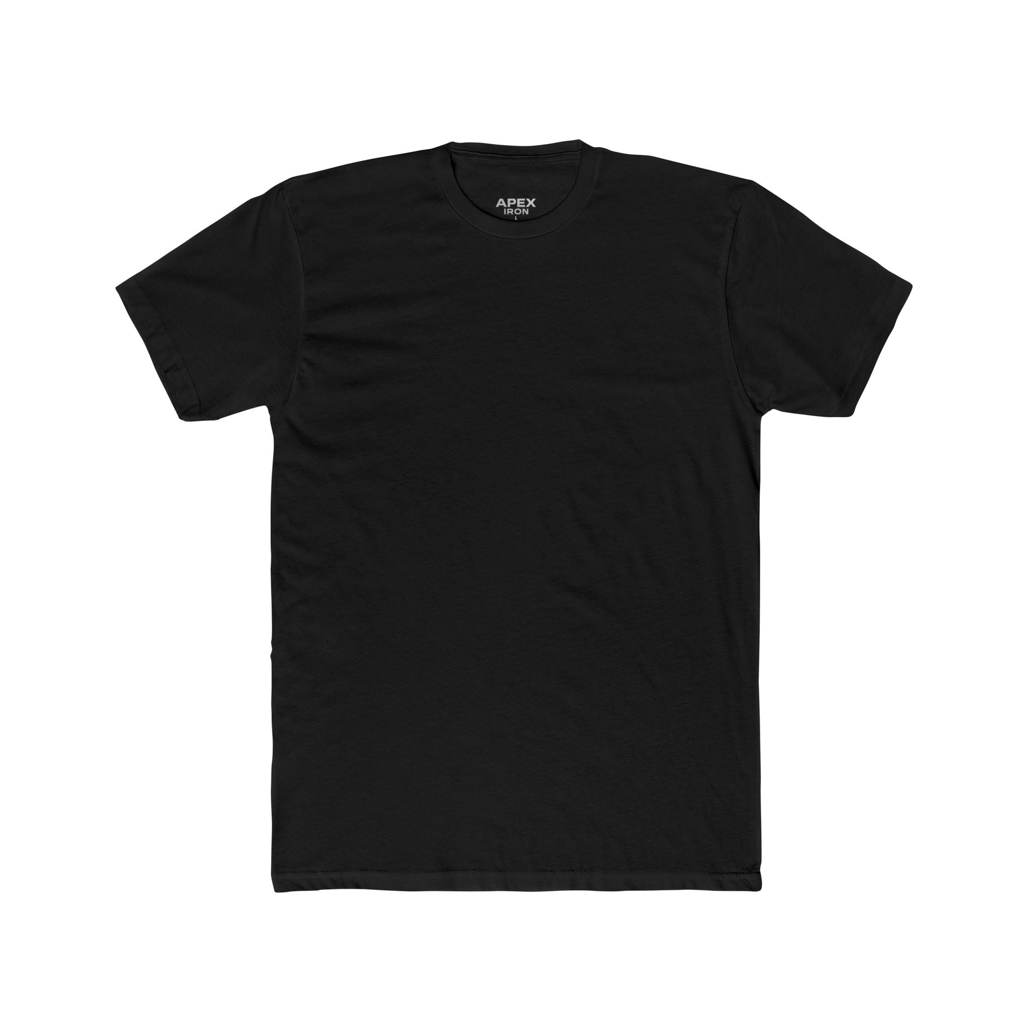 Apex Iron Gym Tee — Red Logo Strength T-Shirt