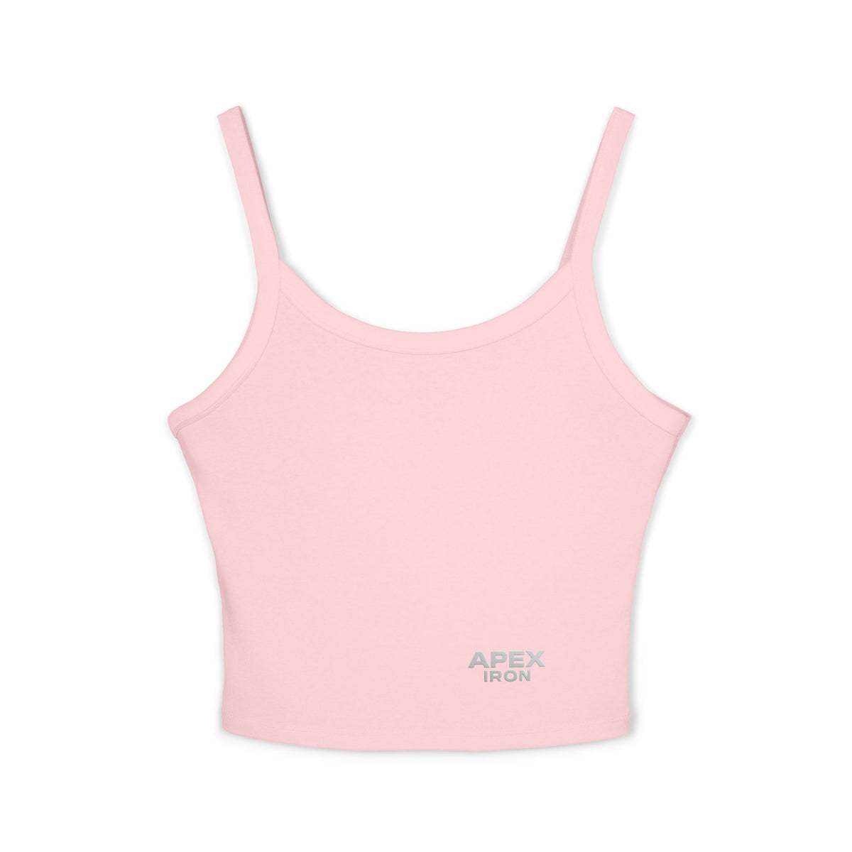 Apex Iron Crop Tank Top — Women's Fitness & Gym Spaghetti Strap Tank