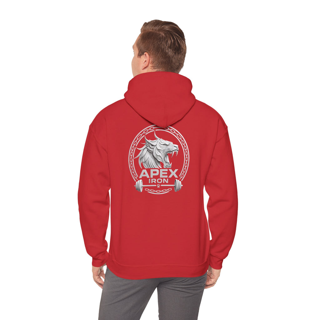 Big Logo (Back-White) Unisex Heavy Blend™ Hooded Sweatshirt
