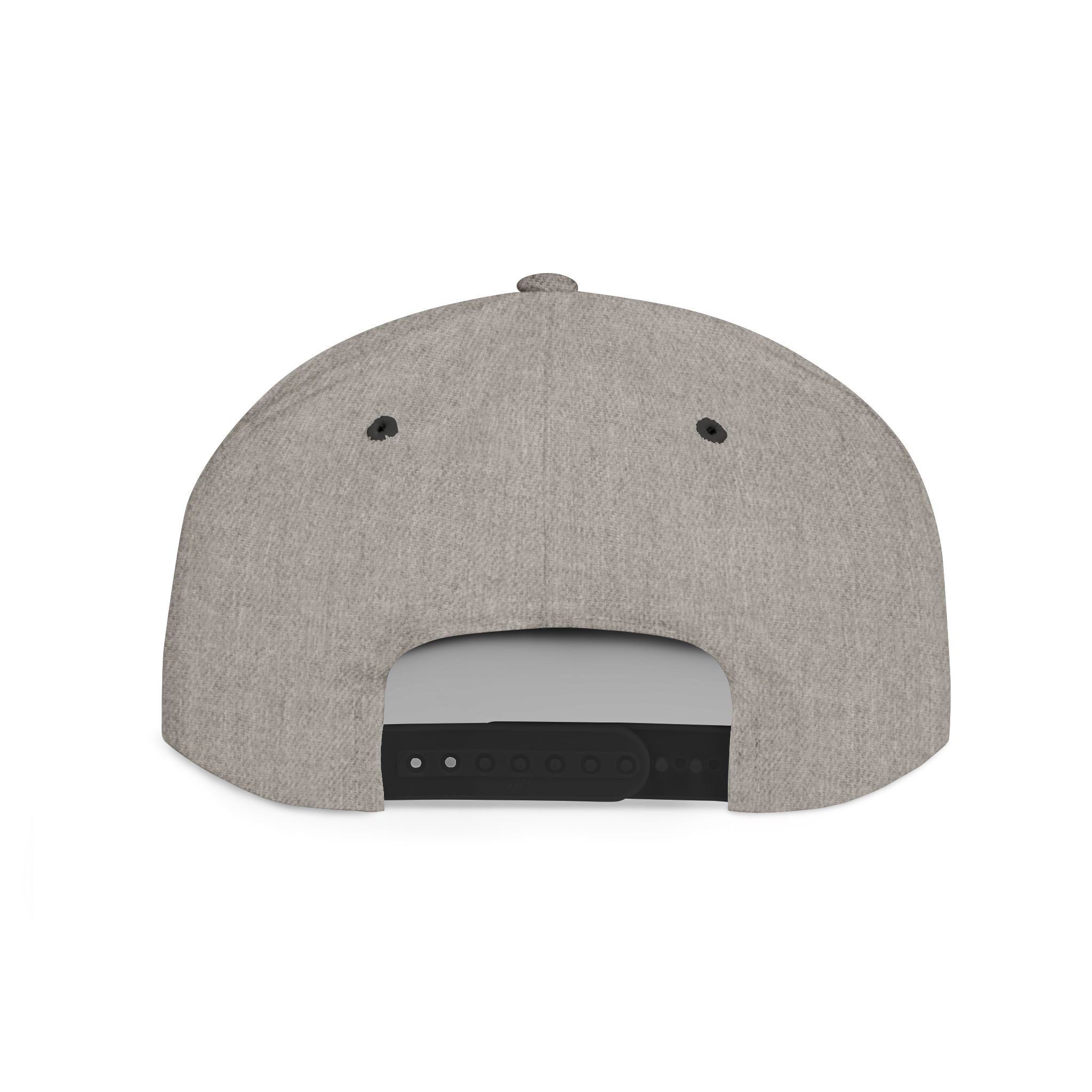 Flat Bill Snapback Hat — Apex Iron Embroidered Logo Snapback Cap