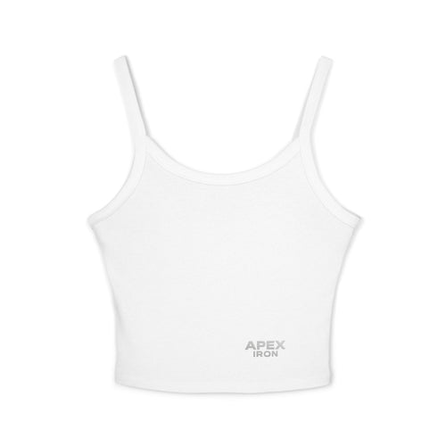 Apex Iron Crop Tank Top — Women's Fitness & Gym Spaghetti Strap Tank